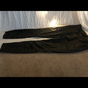 Black Pleather Pants